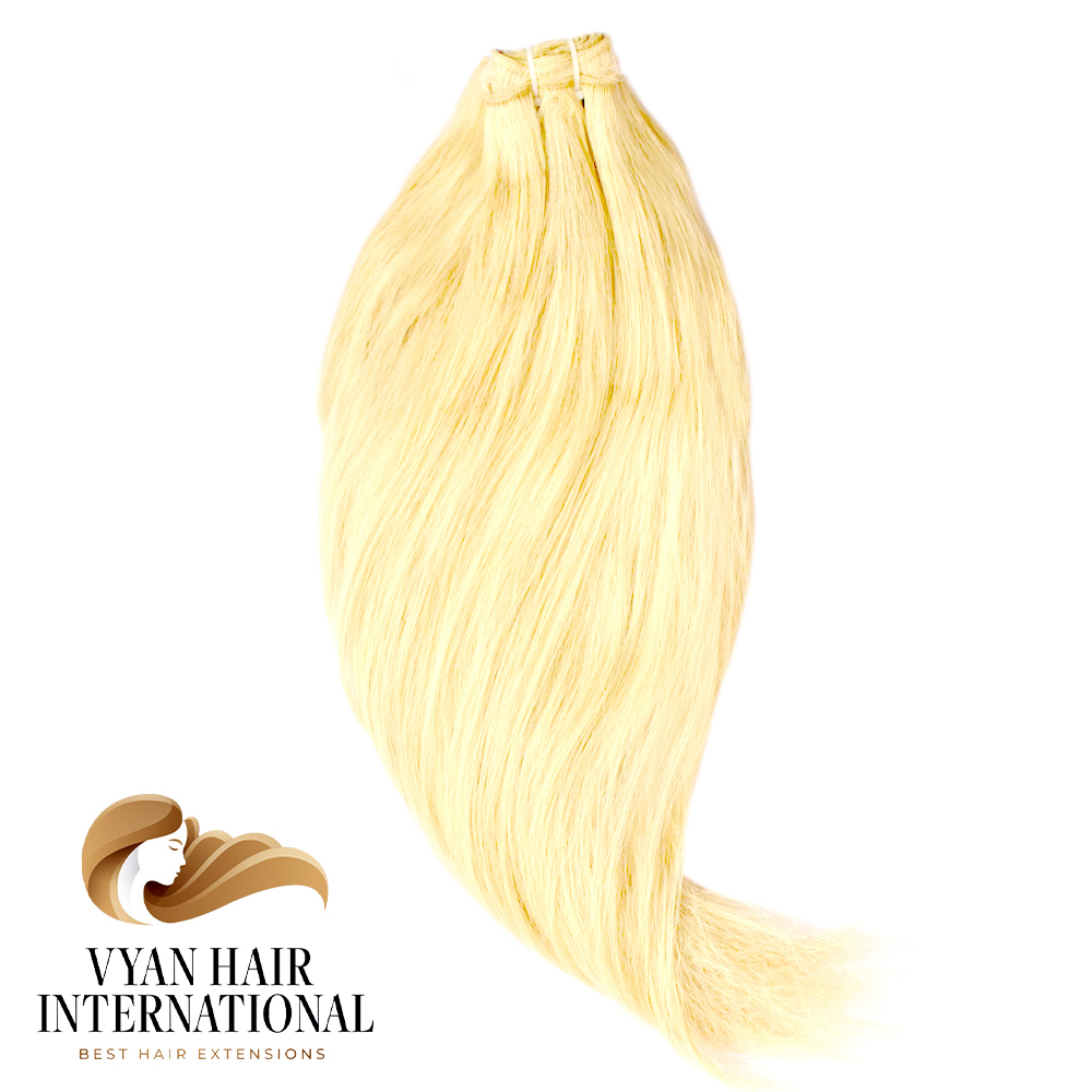Raw Virgin Hair Bundle Blonde Cuticle Aligend Unprocessed 100 Human Russian Human Hair Blonde Bundles