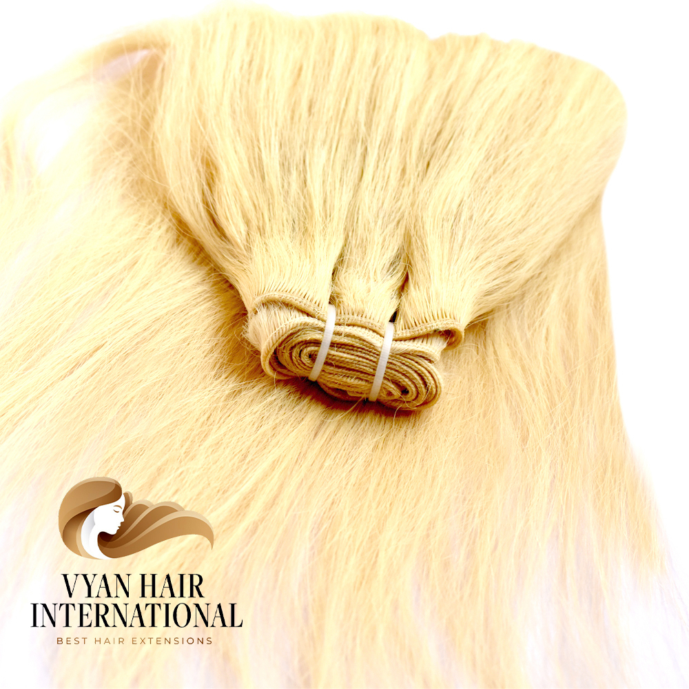Raw Virgin Hair Bundle Blonde Cuticle Aligend Unprocessed 100 Human Russian Human Hair Blonde Bundles