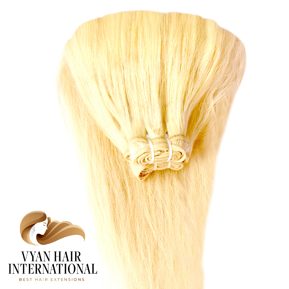 Raw Virgin Hair Bundle Blonde Cuticle Aligend Unprocessed 100 Human Russian Human Hair Blonde Bundles