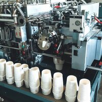 DISPOSABLE PAPER CUP GLASS MACHINE