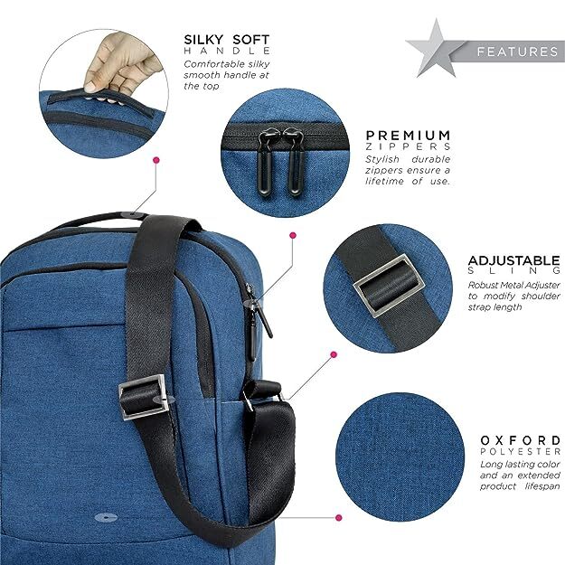 PRESIDENT Sling Cross Body Messenger Bag