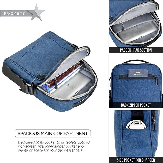 PRESIDENT Sling Cross Body Messenger Bag