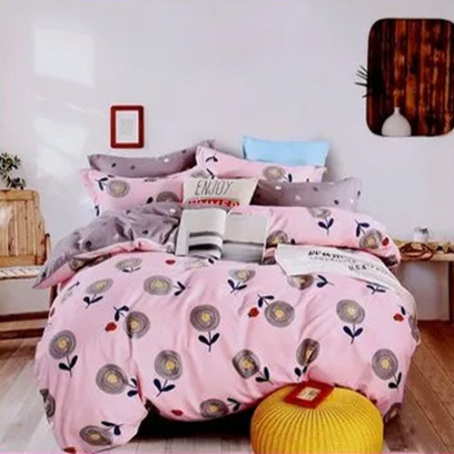 Different Available Glace Printed Cotton Bed Sheet