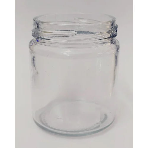190 ml panelled glass jar