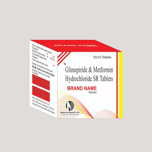 Glimepiride And Metformin Hydrochloride SR Tablets