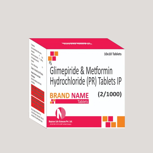 Glimepiride And Metformin Hydrochloride PR Tablets IP