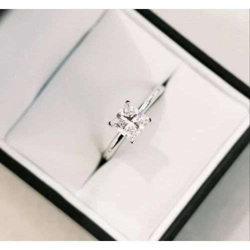 Princess Cut Diamond Solitaire Engagement Ring