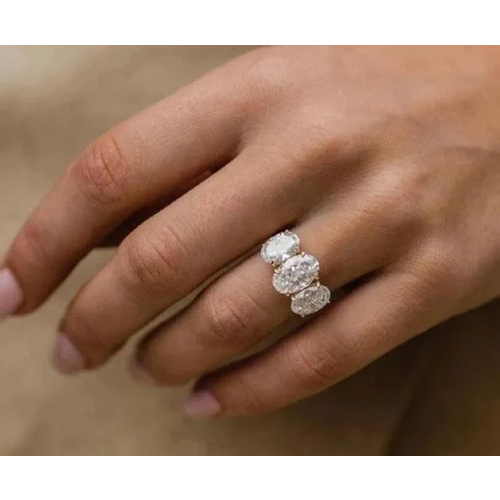 Oval Cut Diamond Solitaire Engagement Ring