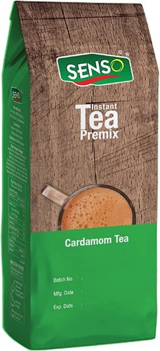 Cardamom Tea Premix - 1 Kg Powder, Instant Preparation, Authentic Spices with Cardamom Aroma, Gluten Free, Sweet and Balanced Taste