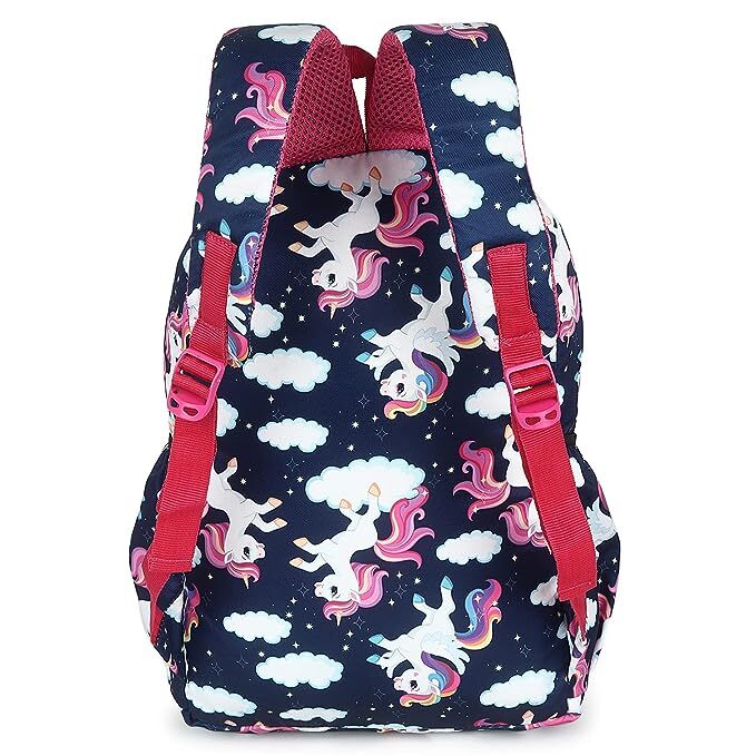College going bag with lunch bag and pouch