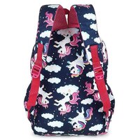 College going bag with lunch bag and pouch