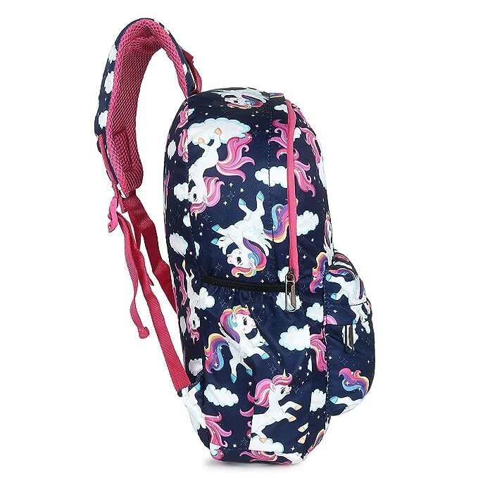 College going bag with lunch bag and pouch