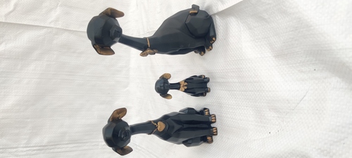 Dog showpiece set of 3 piece