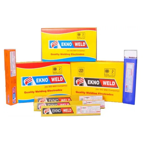 Eknoweld Welding Electrodes - MS Material, 90 Pieces per Pack, 20 Kilograms | Industrial Use, Available in Various Sizes