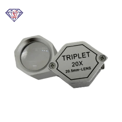 Triplet 20X Big Loupe Jewwlry Magnifier