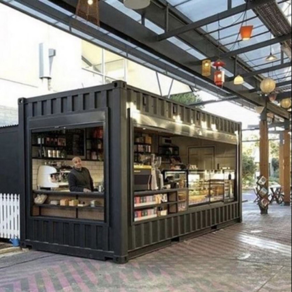 Designer Container Cafe - Material: Steel