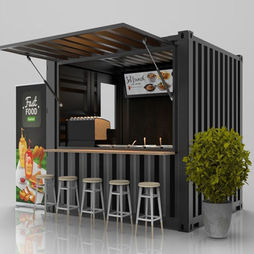 Steel Portable Coffee Kiosk