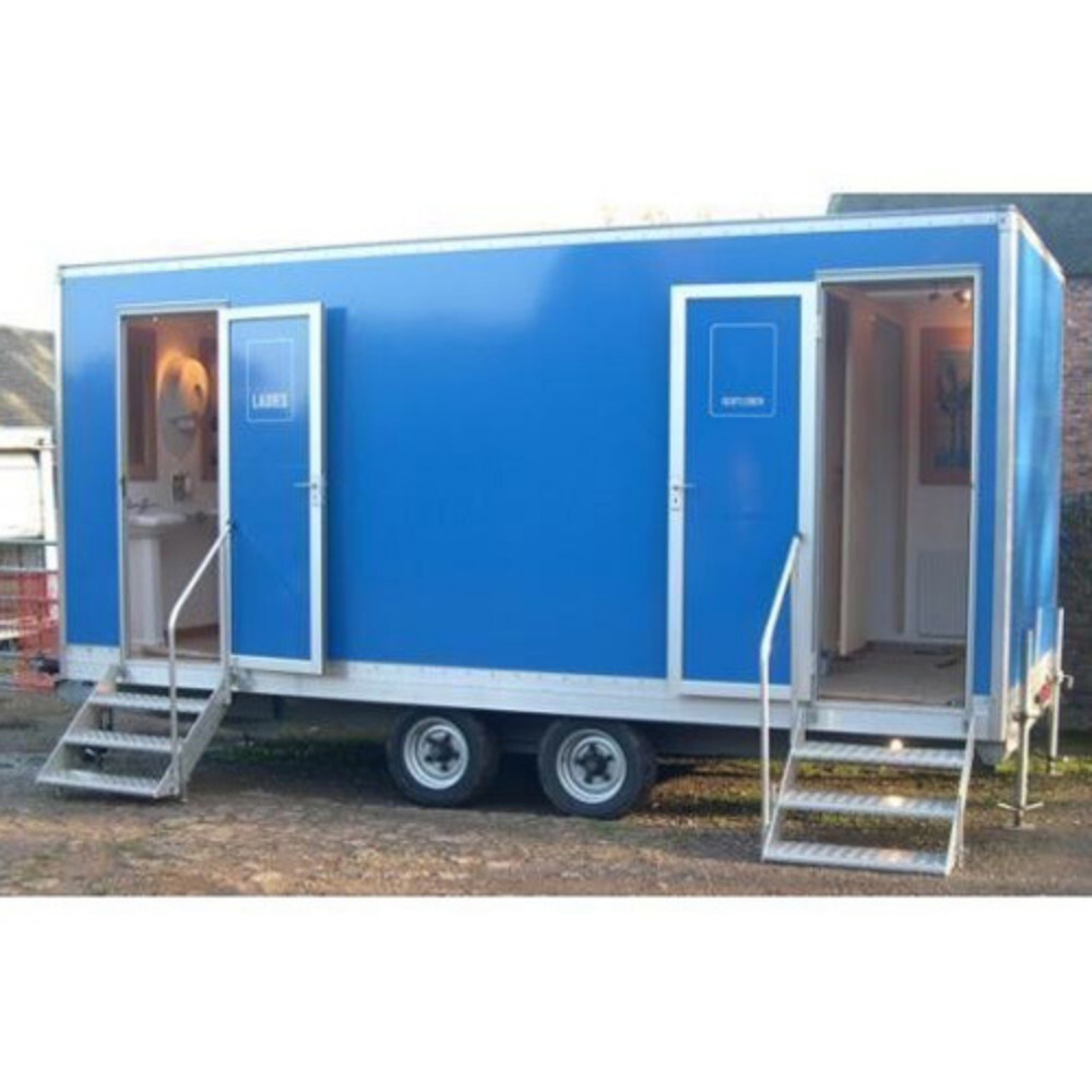 20X4 Prefabricated Toilet Cabin - Material: Steel