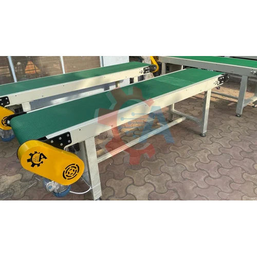 Green Pvc Flat Belt Conveyor