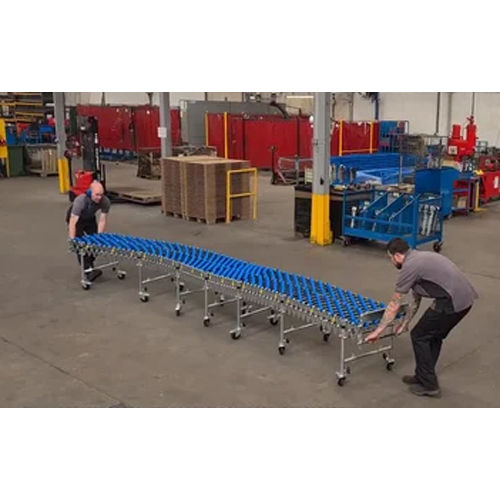 Stainless Steel Flexible Manual Roller Conveyor