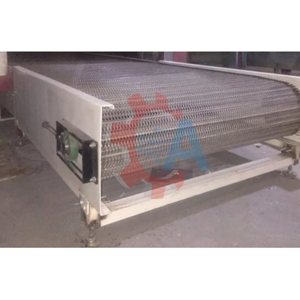 Wire Mesh Conveyor - Color: White