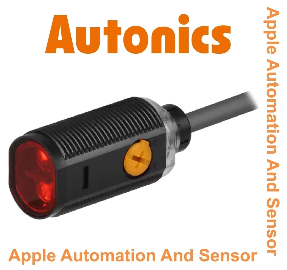 Autonics Photoelectric Sensor - BRQP100-DDTB-P, Diffuse Reflective Type, Infrared LED, 100mm Sensing Distance, PNP Open Collector Output, 10-30VDC Operating Voltage, 1ms Response Time, 120g Weight, Industrial Usage, 1 Year Warranty