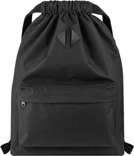 Drawstring Backpack Water Resistant String Bag
