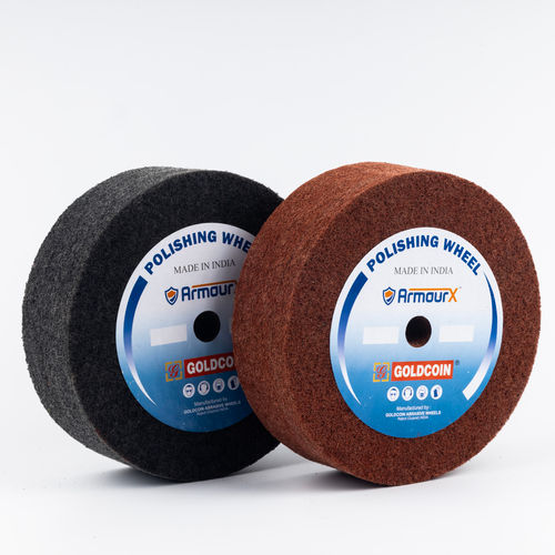 Non Woven Buffing Wheel - Color: Maroon