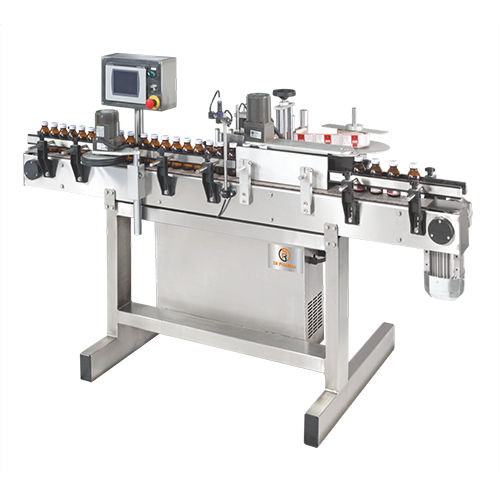 Silver Automatic High Speed Sticker Labeling Machine