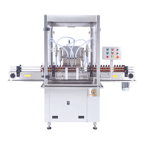 Silver Automatic Volumetric Liquid Filling Machine