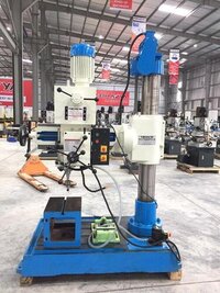 All Geared Radial Drilling Machine - Mild Steel, Maximum Drilling Capacity 50mm Steel, 75mm Cast Iron, 220-440 Volt, Blue And Silver Finish | High Performance, Low Maintenance, Robust Design