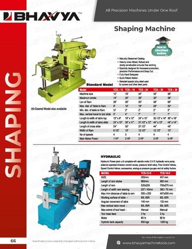 Hydraulic Shaping Machine