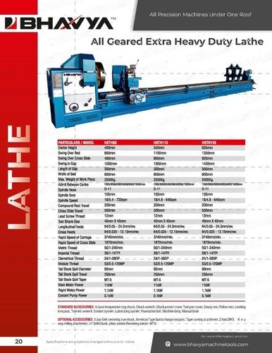 HST-H Series Extra Heavy Duty Lathe Machine