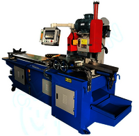 Automatic Cnc Pipe And Bar Cutting Machine - Color: Blue