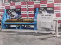 Hydro-mechanical Double Pre-pinch Roll Plate Bending Machine - Color: Blue