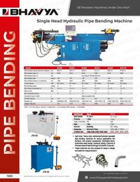 Industrial Pipe Bending Machine - Color: White