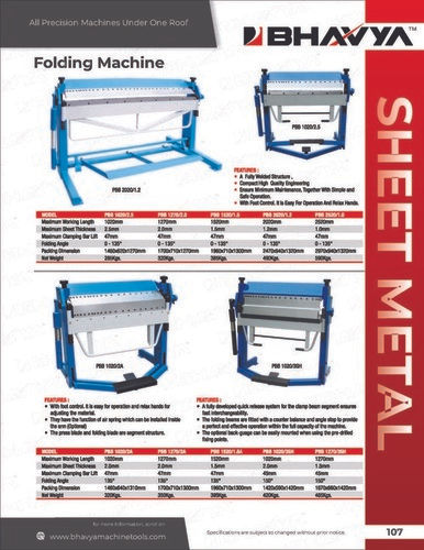 Metal Sheet Bending Machine