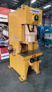 Cross Shaft Power Press Machine - Color: Yellow
