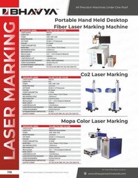Mopa Color Laser Marking Machine - Color: Silver And Blue