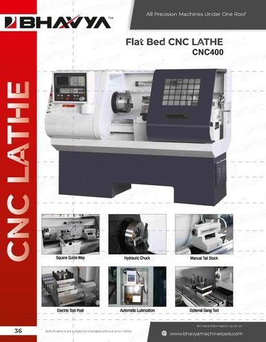 Grey And White Cke Series Cnc Bed Lathe Machine