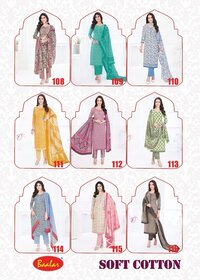 Baalar Soft Cotton Karachi - Dress Material