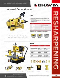 600f Universal Tool Grinder Machine - Color: Black And Yellow