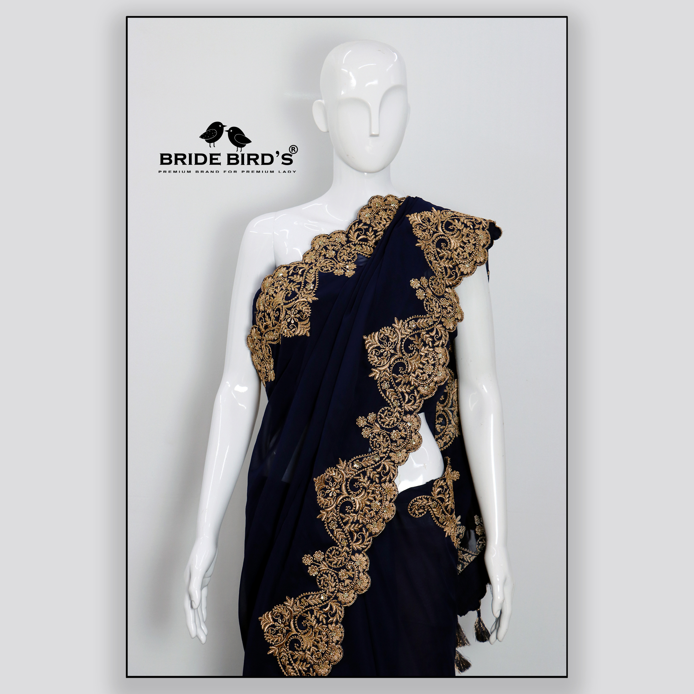 Pure Jari Work Georgette Saree