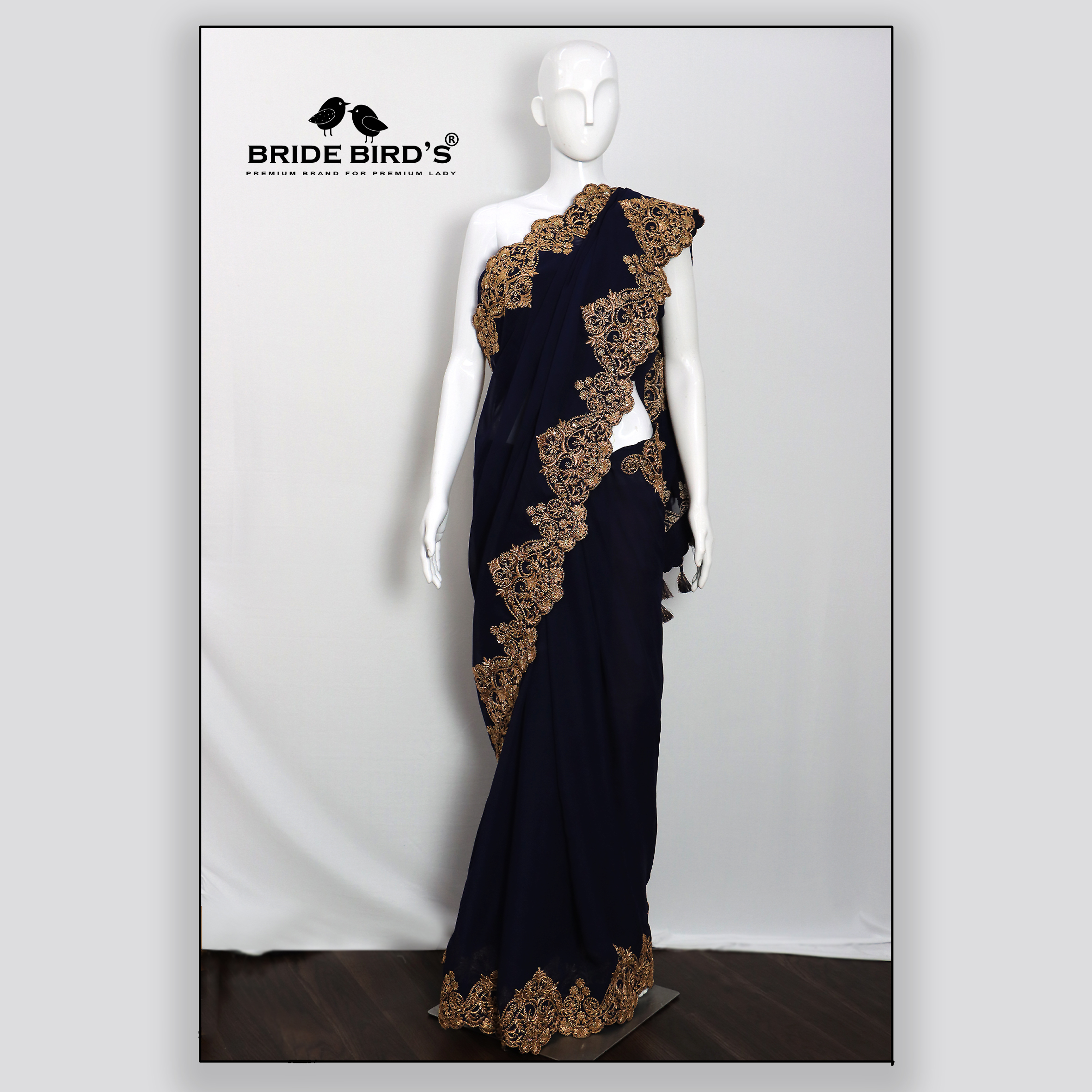Pure Jari Work Georgette Saree