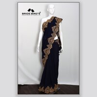 Pure Jari Work Georgette Saree