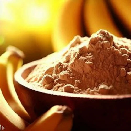 Brown Dehydrated Banana Powder