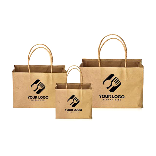 Printed Square Bottom Paper Bags