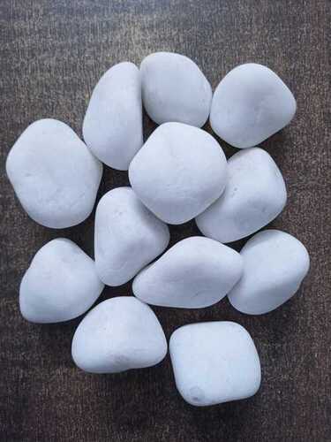 Marble tumble stone quartz round rough stone best used in fountain and garden decoration used