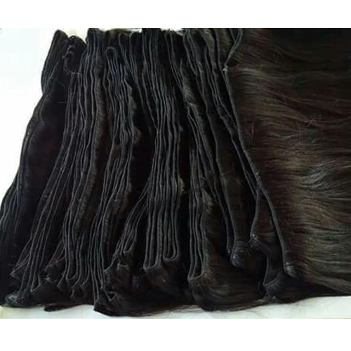 Machine Weft Hair - Black Color | Premium Quality For Women
