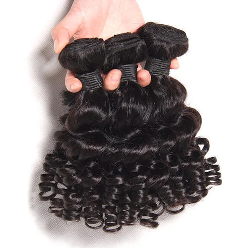 Natural Human Hair - Black | Premium Quality for Women, Ideal for Styling and Versatility